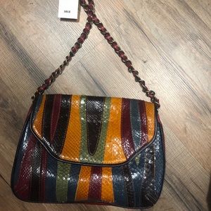 Isabella fiore snakeskin purse